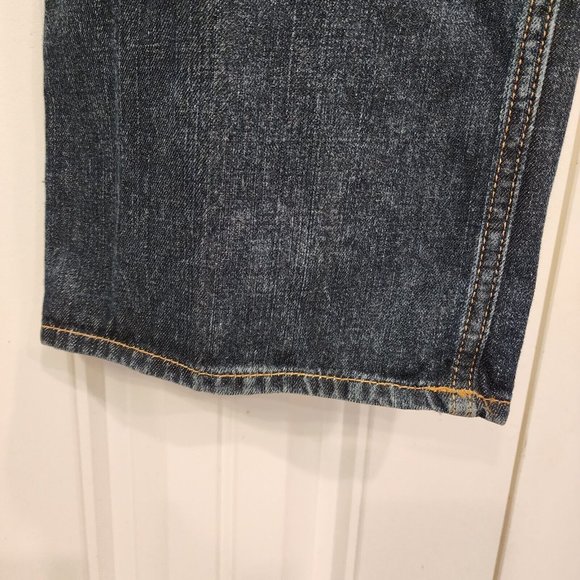 Y2K 2009 Tommy Hilfiger Jeans Men’s Size 38X30 Canvas Logo  Boot Cut  Blue Denim - Picture 4 of 10